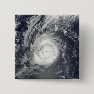 Hurricane Julia Vierkante Button 5,1 Cm