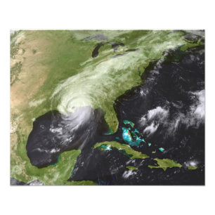 Hurricane Katrina Foto Afdruk