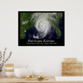 Hurricane Katrina Poster (Keuken)