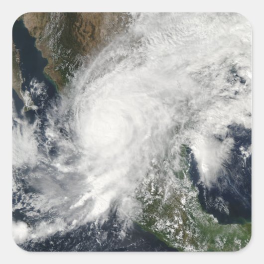 Hurricane Kenna Vierkante Sticker (Voorkant)