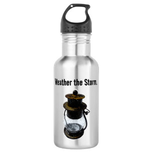  Hurricane Lantern Wilderness Camping Art Waterfles