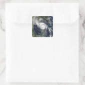 Hurricane Lili Vierkante Sticker (Tas)