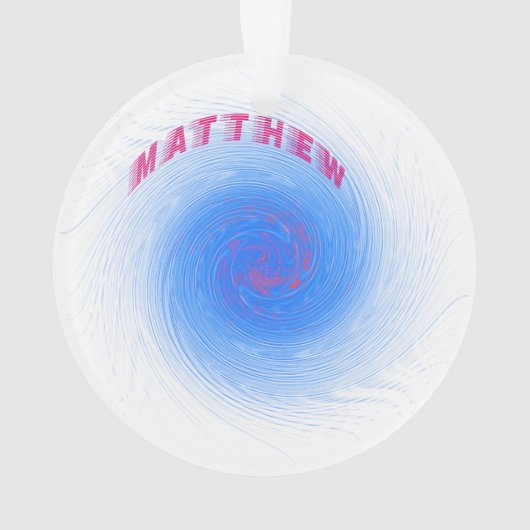 Hurricane Matthew Ornament (achterkant)
