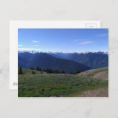 Hurricane Ridge - Carte postale du parc national o (Devant / Derrière)