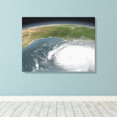Hurricane Rita Canvas Afdruk (Insitu (Houten vloer))