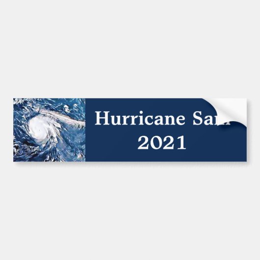 Hurricane Sam 2021 Bumpersticker (Voorkant)