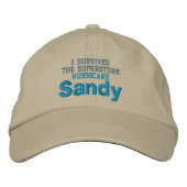 HURRICANE SANDY casquette (Devant)