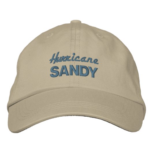 HURRICANE SANDY casquette (Devant)