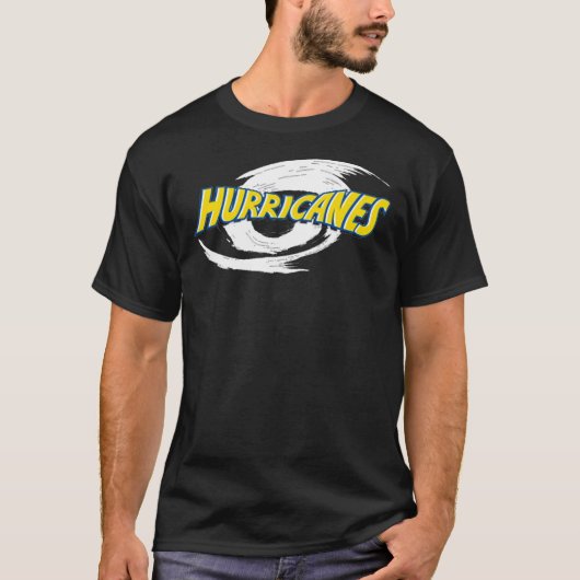 Hurricanes Super Rugby Classic T-Shirt Copie - Cop (Devant)