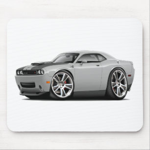 Hurst Challenger Silver Car Muismat
