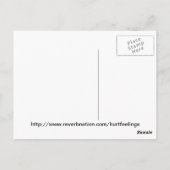 Hurt Feelings Briefkaart (Achterkant)