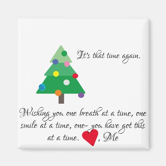 Hurt Holiday Greetings Magnet Magneet (Voorkant)