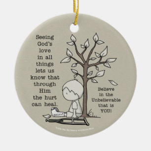 Hurts kunnen helen keramisch ornament