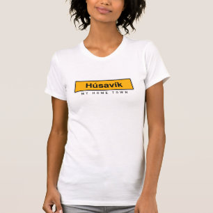 Husavik mijn thuisstad IJsland beste nummer T-Shir T-shirt