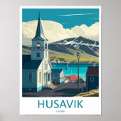 Husavik Voyage Impression Art Mural Husavik Décora (Devant)