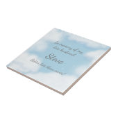 "Husband Beter laat dan nooit" Aangepaste herinner Tegeltje (Zijkant)