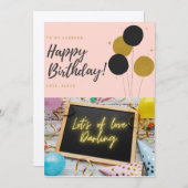 Husband Birthday Card (Voorkant / Achterkant)