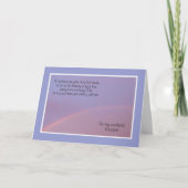 Husband Birthday Christelijk regenbooggedicht Kaart (Voorkant)