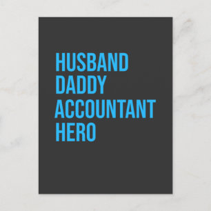 Husband Dad Accountant Uitnodiging Briefkaart