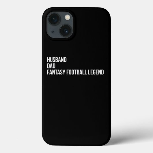 Husband Dad Fantasy Football Legend Case-Mate iPhone Case (Achterkant)