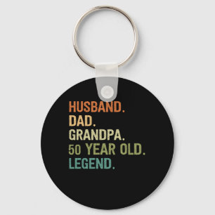 Husband dad grandpa 50 year old 50th birthday sleutelhanger