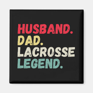 Husband dad lacrosse legende retro grappig magneet