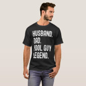 Husband Dad Pool Guy Legend T-shirt (Voorkant volledig)