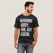Husband Dad Pool Guy Legend T-shirt (Voorkant volledig)
