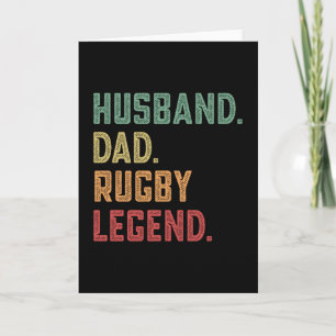 Husband Dad Rugby Legend sport Kaart