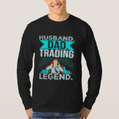 Husband Dad Trading Legend Stock Forex Crypto T-shirt (Voorkant)