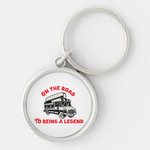 Husband dad trucker legend sleutelhanger