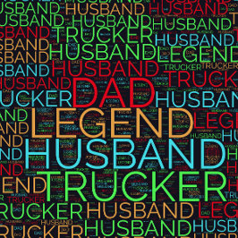 Husband Dad Trucker Legend T-shirt