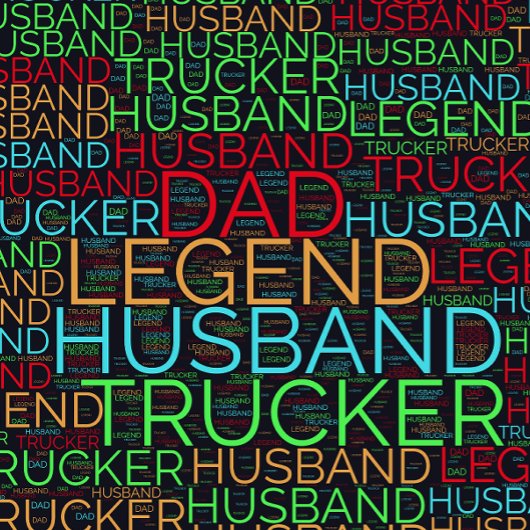 Husband Dad Trucker Legend T-shirt
