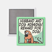 Husband en Dog Magneet (Voorkant / Achterkant)