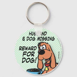 Husband en Dog Sleutelhanger
