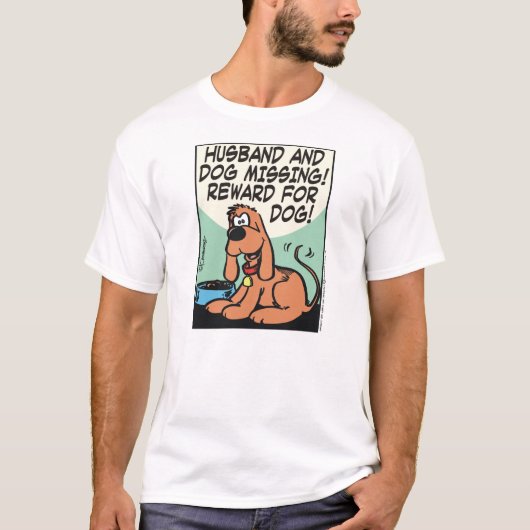Husband en Dog T-shirt (Voorkant)