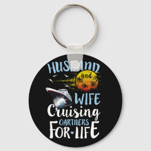 Husband en Wife Cruising Partner voor Life Cruise Sleutelhanger
