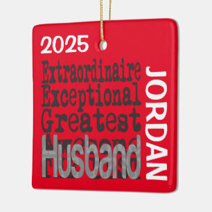 Husband Extraordinaire CUSTOM Keramisch Ornament