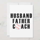 Husband Father Coach Kaart (Voorkant)