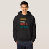 Husband Father Protector  Writer Hoodie (Voorkant volledig)