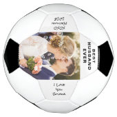 Husband foto gepersonaliseerd voetbal (Gedraaid)