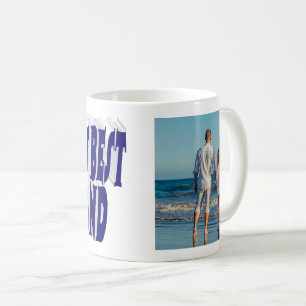 Husband Foto met donkerblauwe tekst Koffiemok