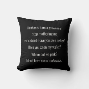 Husband: Ik ben een volwassen man... hou op met me Kussen