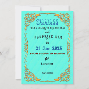Husband Invitation Kaart