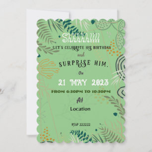 Husband Invitation Kaart