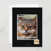 Husband Kitteh Briefkaart (Voorkant / Achterkant)