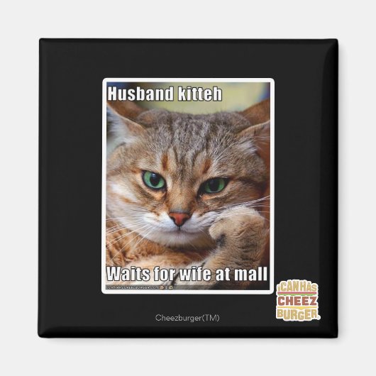 Husband Kitteh Magneet (Voorkant)