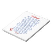 Husband Love Notitieblok (Gedraaid)