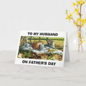 HUSBAND-ON VADERDAG "LATEN WE JE CELEBRATEN MAKEN" KAART (Gele Bloem)