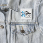 Husband Prostate Cancer Vierkante Button 5,1 Cm (In situ)
